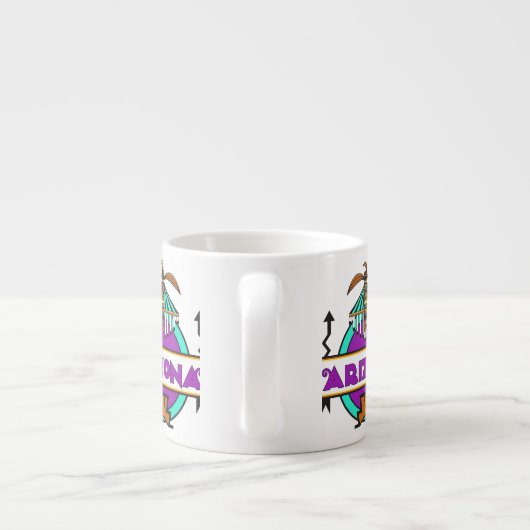 Arizona Thunderbird Shield Espresso Kop (Achterkant)