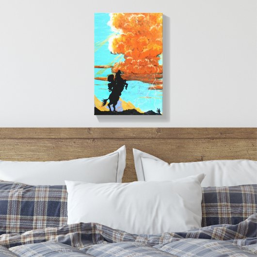 Arizona thunderhead canvas afdruk (Insitu (Slaapkamer))