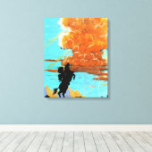 Arizona thunderhead canvas afdruk (Insitu (Houten vloer))