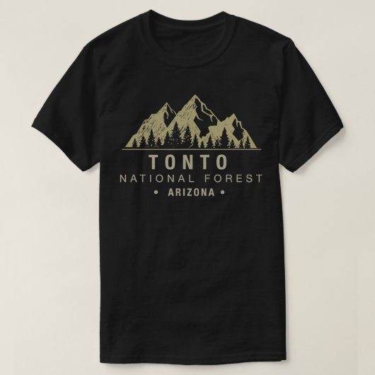 Arizona Tonto National Forest T-shirt (Design voorkant)