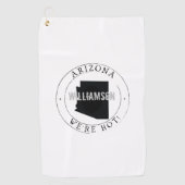 Arizona Towel State Gepersonaliseerd Golfhanddoek (Voorkant)