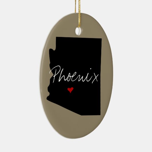 Arizona Town Keramisch Ornament (Rechts)