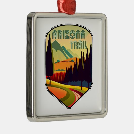 Arizona Trail Kleuren Metalen Ornament (Rechts)