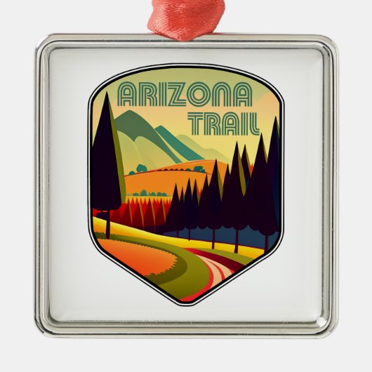 Arizona Trail Kleuren Metalen Ornament (Voorkant)