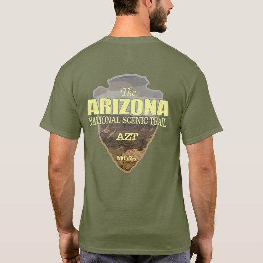 Arizona Trail (pijlpunt) T-shirt (Achterkant)