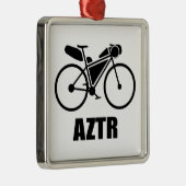 Arizona Trail Race Bikepacking Metalen Ornament (Rechts)