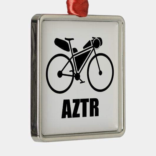 Arizona Trail Race Bikepacking Metalen Ornament (Rechts)