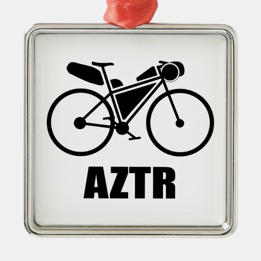 Arizona Trail Race Bikepacking Metalen Ornament (Voorkant)