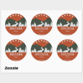 Arizona Trail Ronde Sticker (Vel)