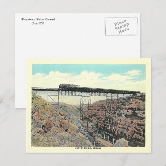  Arizona Train Briefkaart (Voorkant / Achterkant)