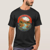 Arizona Travel Art Badge T-shirt (Voorkant)