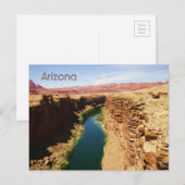 Arizona Travel Poster Style Landscape Foto Briefkaart (Voorkant / Achterkant)