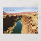 Arizona Travel Poster Style Landscape Foto Briefkaart (Voorkant)