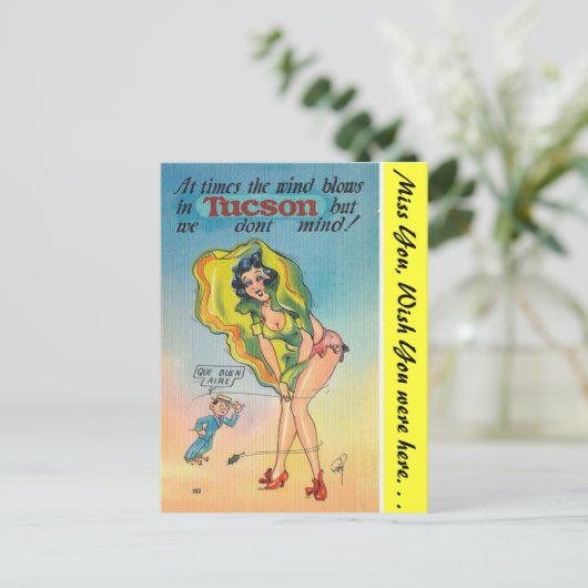 Arizona, Tucson Briefkaart (Staand voorkant)