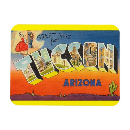 Arizona, Tucson magneet (Horizontaal)