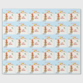 Arizona Tumbleweed Kerstmis Cadeaupapier (Vlak)