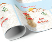 Arizona Tumbleweed Kerstmis Cadeaupapier (Rol Hoek)