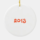 Arizona Tumbleweed Kerstmis Keramisch Ornament (Achterkant)