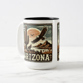 Arizona Tweekleurige Koffiemok (Voorkant links)