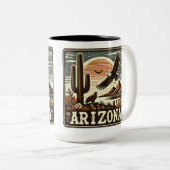 Arizona Tweekleurige Koffiemok (Voorkant rechts)
