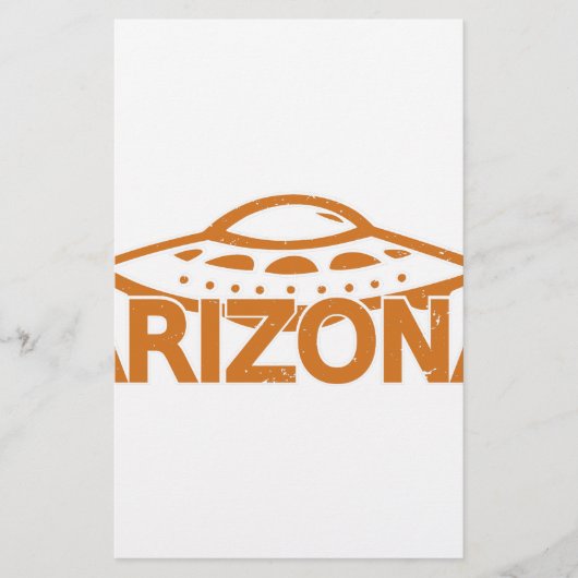 Arizona UFO Briefpapier (Voorkant)