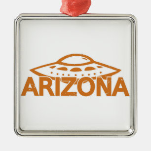 Arizona UFO Metalen Ornament