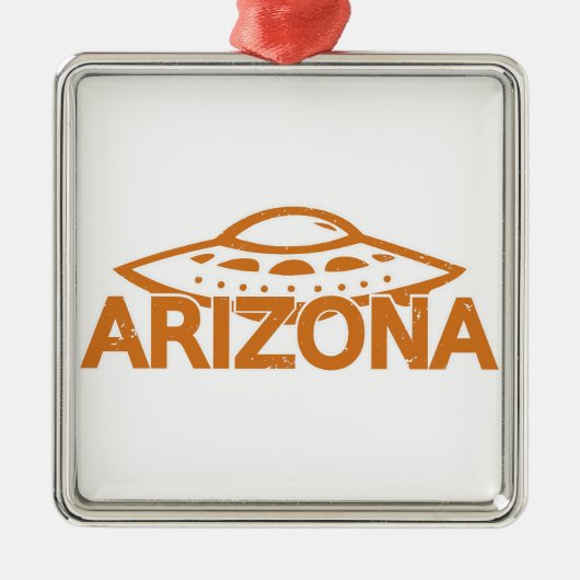 Arizona UFO Metalen Ornament (Voorkant)