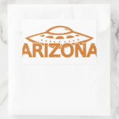 Arizona UFO Rechthoekige Sticker (Tas)