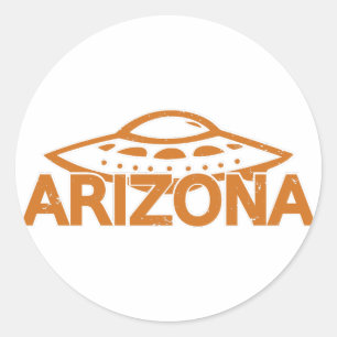 Arizona UFO Ronde Sticker