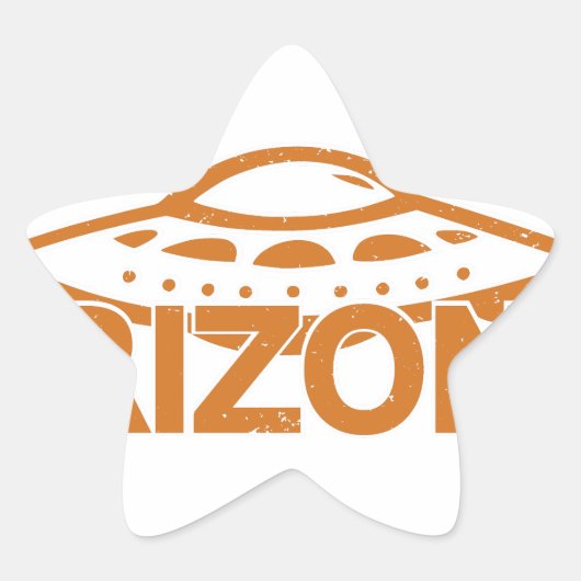 Arizona UFO Ster Sticker (Voorkant)