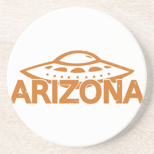 Arizona UFO Zandsteen Onderzetter (Voorkant)