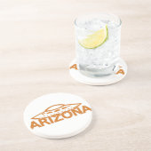 Arizona UFO Zandsteen Onderzetter (Zijkant)