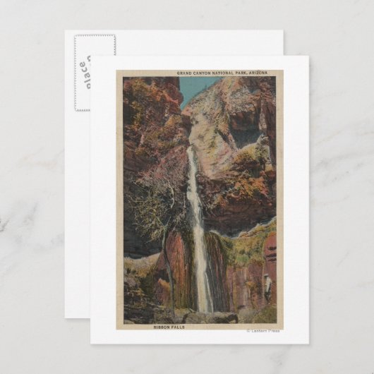 Arizona - Uitzicht van de Herfsten van het lintje  Briefkaart (Voorkant / Achterkant)