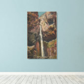 Arizona - Uitzicht van de Herfsten van het lintje  Canvas Afdruk (Insitu (Houten vloer))