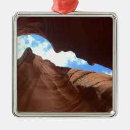 ARIZONA - Upper Antelope Canyon B - Red Rock Metalen Ornament