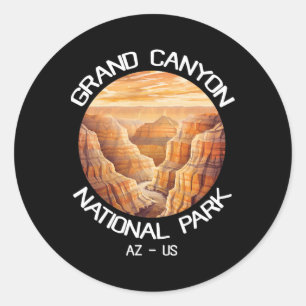 Arizona Us Nationaal Park Reizen Wandelen Grand Ca Ronde Sticker