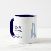 Arizona USA 1912 Persoonlijk Mok (Voorkant links)
