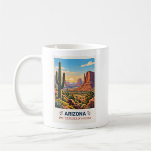 Arizona USA – Antieke Reisbeker Koffiemok