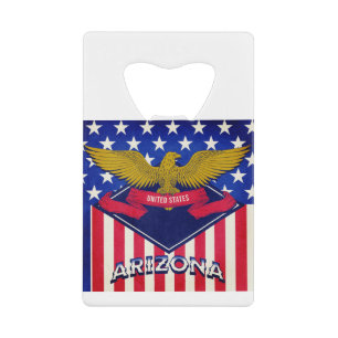 Arizona USA Flag Creditkaart Flessenopener
