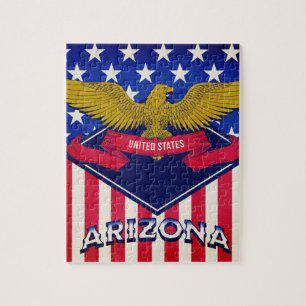 Arizona USA Flag Legpuzzel