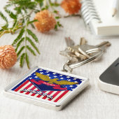 Arizona USA Flag Sleutelhanger (Zijkant)