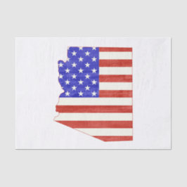 Arizona USA silhouette state map Tissuepapier