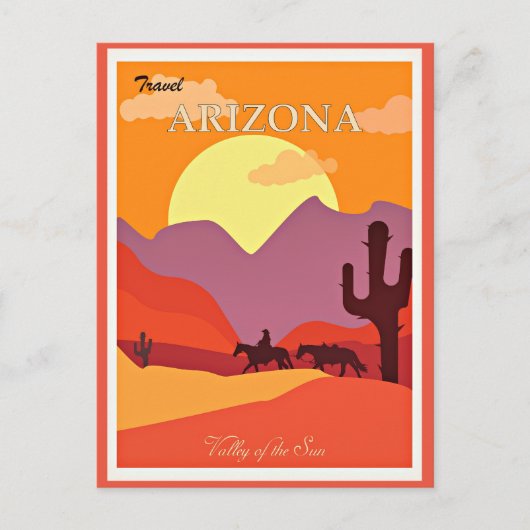 Arizona Valley van de zon Briefkaart (Voorkant)