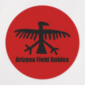 Arizona Veldgidsen Waterdichte Sticker (Design 1)