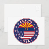 Arizona, Verenigde Staten Briefkaart (Voorkant / Achterkant)