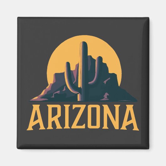 Arizona Verenigde Staten Magneet (Voorkant)