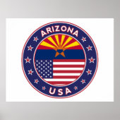 Arizona, Verenigde Staten Poster (Voorkant)