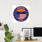 Arizona, Verenigde Staten Poster (Thuiskantoor)