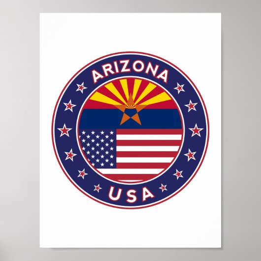 Arizona, Verenigde Staten Poster (Voorkant)