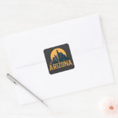 Arizona Verenigde Staten Vierkante Sticker (Envelop)